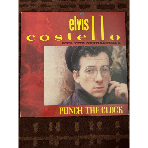 Columbia Records Other - Elvis Costello Punch The‎ Clock Vinyl LP 1983 Columbia FC 38897 The Attractions